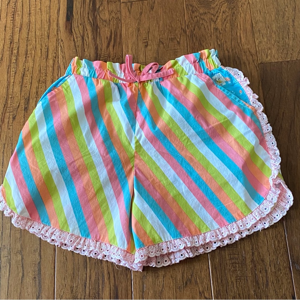 Wildflowers Girls Striped Shorts Size 12